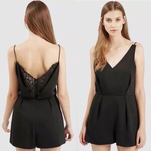 TopShop Lace Back Romper
